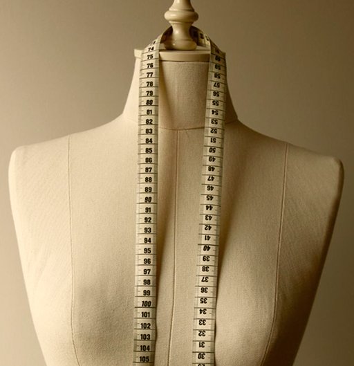 Dress form with measuring tape — create your body profile